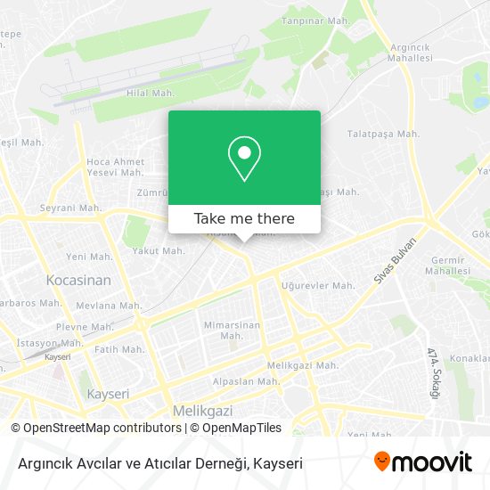 Argıncık Avcılar ve Atıcılar Derneği map