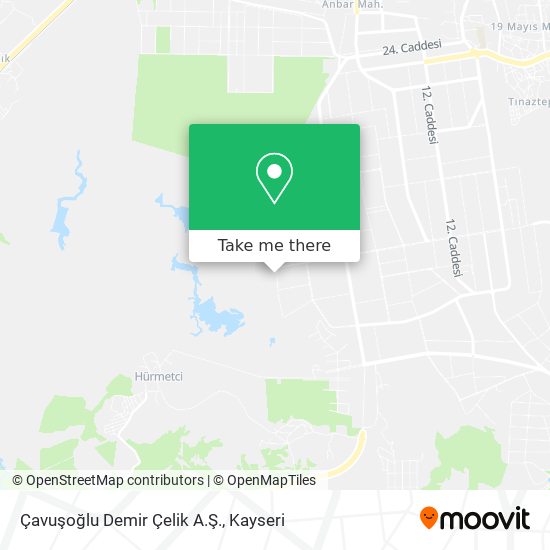 Çavuşoğlu Demir Çelik A.Ş. map