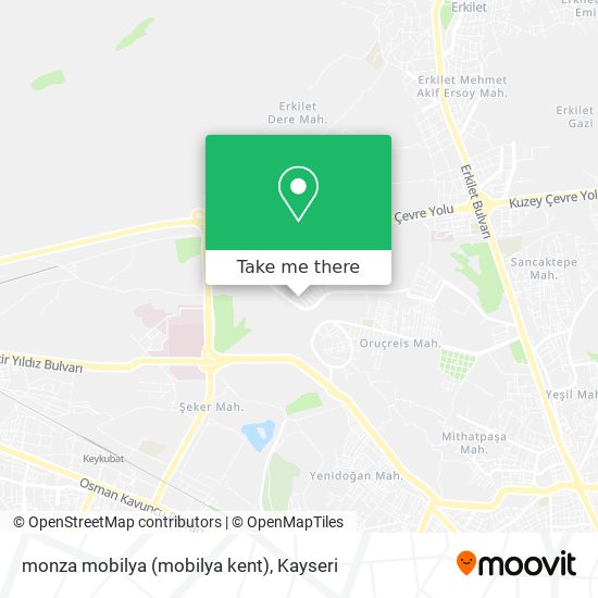 monza mobilya (mobilya kent) map