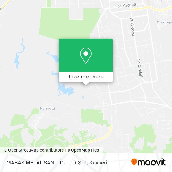 MABAŞ METAL SAN. TİC. LTD. ŞTİ. map