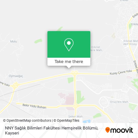 NNY Sağlık Bilimleri Fakültesi Hemşirelik Bölümü map