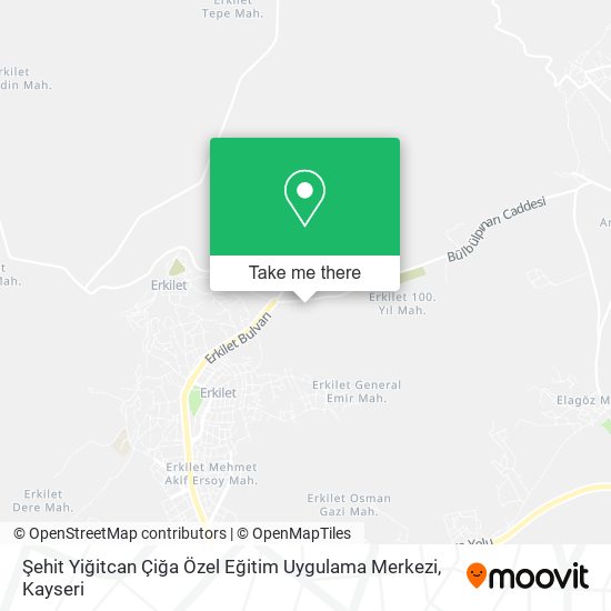 Şehit Yiğitcan Çiğa Özel Eğitim Uygulama Merkezi map