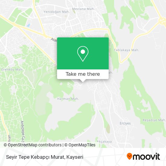 Seyir Tepe Kebapçı Murat map