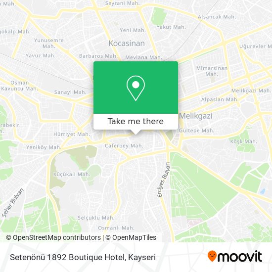 Setenönü 1892 Boutique Hotel map
