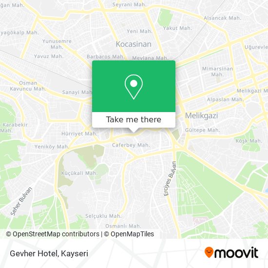 Gevher Hotel map
