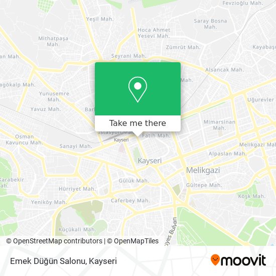 Emek Düğün Salonu map