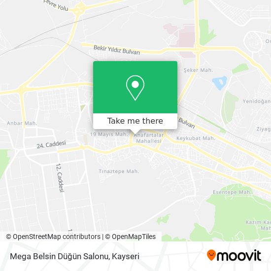 Mega Belsin Düğün Salonu map