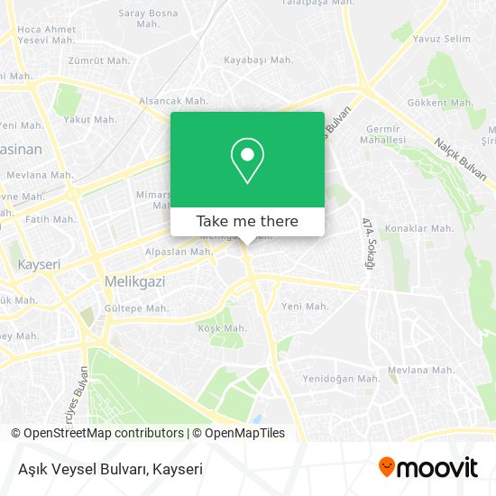 Aşık Veysel Bulvarı map