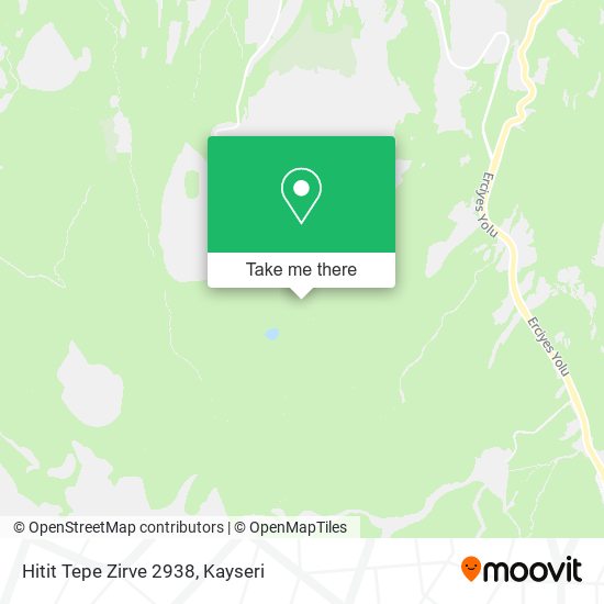 Hitit Tepe Zirve 2938 map