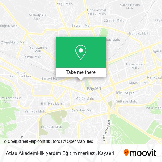 Atlas Akademi-ilk yardım Eğitim merkezi map