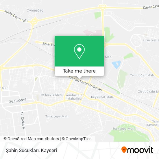 Şahin Sucukları map