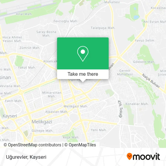 Uğurevler map