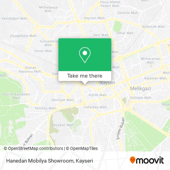 Hanedan Mobilya Showroom map