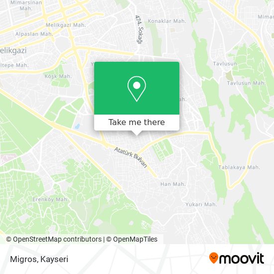 Migros map