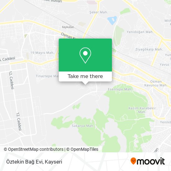 Öztekin Bağ Evi map