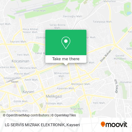 LG SERVİS MIZRAK ELEKTRONİK map