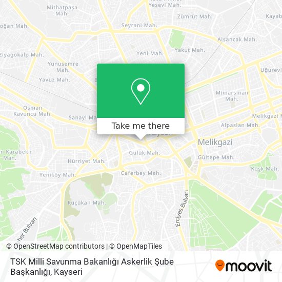 TSK Milli Savunma Bakanlığı Askerlik Şube Başkanlığı map