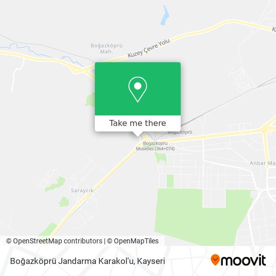 Boğazköprü Jandarma Karakol'u map