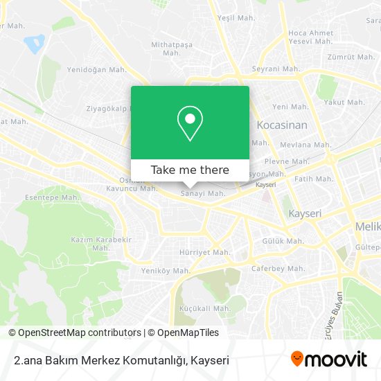 2.ana Bakım Merkez Komutanlığı map