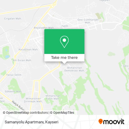 Samanyolu Apartmanı map