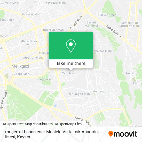 muşerref hasan eser Mesleki Ve teknik Anadolu lisesi map