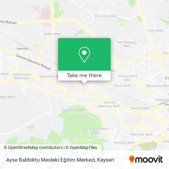 Ayse Baldoktu Mesleki Eğitim Merkezi map