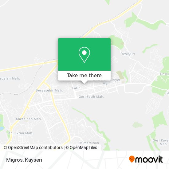 Migros map