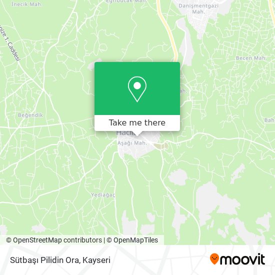 Sütbaşı Pilidin Ora map