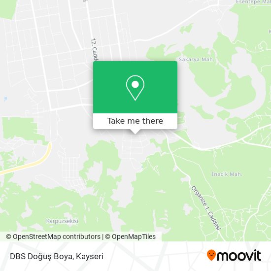 DBS Doğuş Boya map