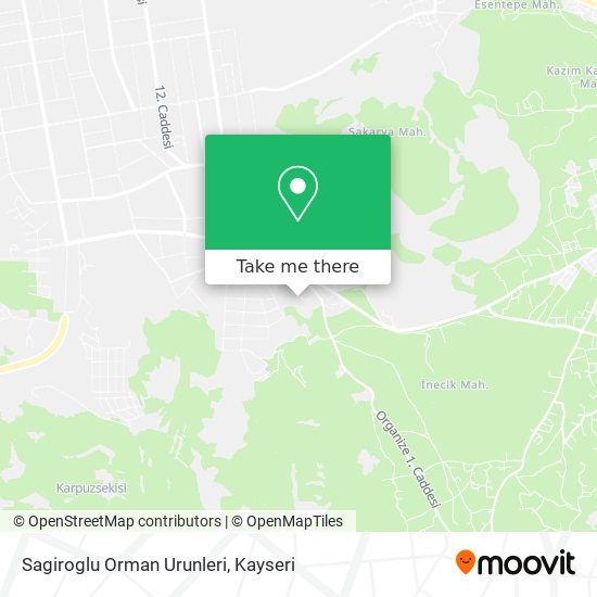 Sagiroglu Orman Urunleri map
