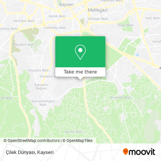 Çilek Dünyası map