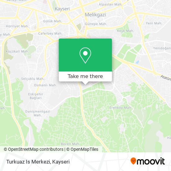 Turkuaz Is Merkezi map