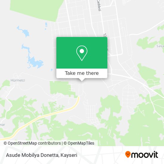 Asude Mobilya Donetta map