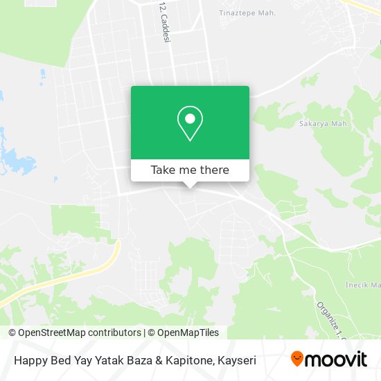 Happy Bed Yay Yatak Baza & Kapitone map