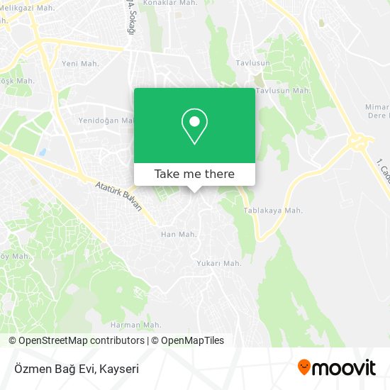 Özmen Bağ Evi map