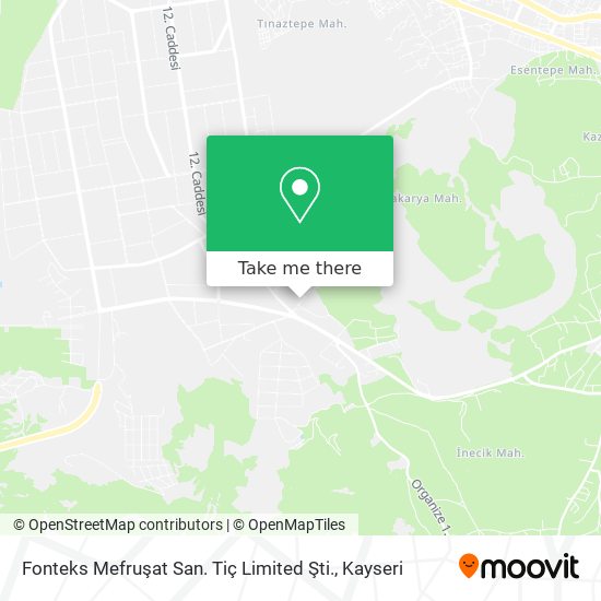 Fonteks Mefruşat San. Tiç Limited Şti. map