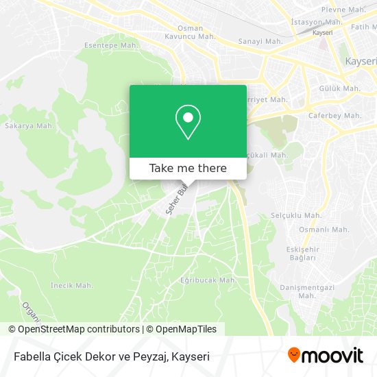 Fabella Çicek Dekor ve Peyzaj map