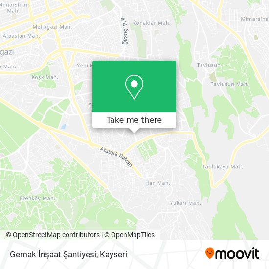 Gemak İnşaat Şantiyesi map
