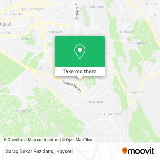 Saraç Bekar Rezidans. map