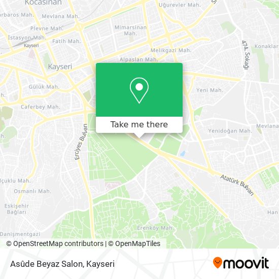 Asûde Beyaz Salon map