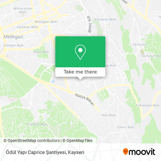 Ödül Yapı Caprice Şantiyesi map