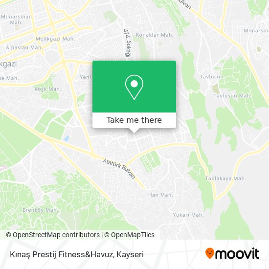 Kınaş Prestij Fitness&Havuz map