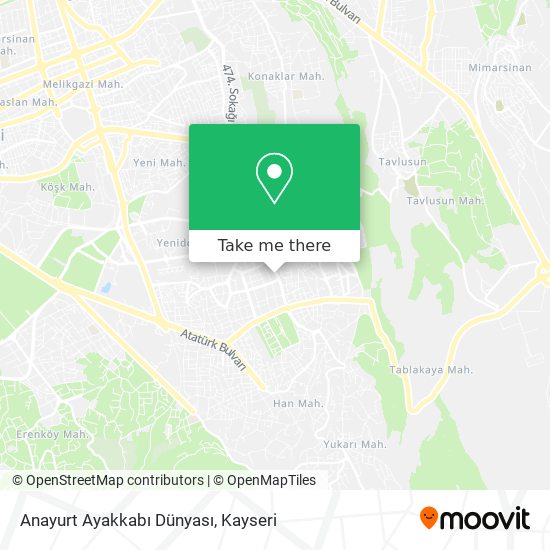 Anayurt Ayakkabı Dünyası map