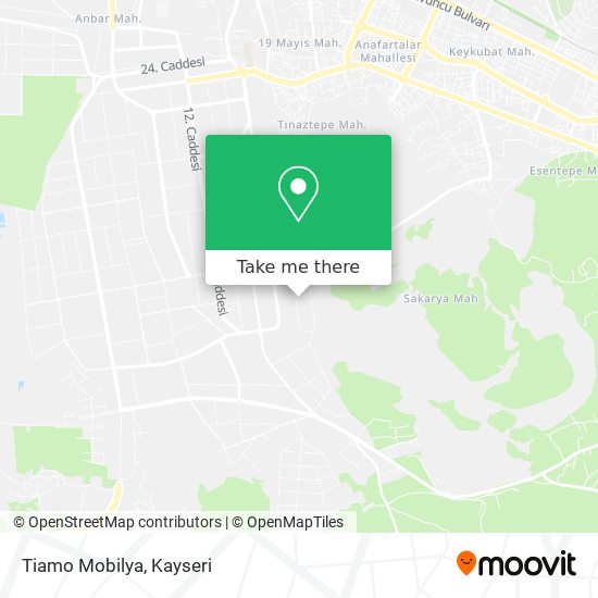 Tiamo Mobilya map