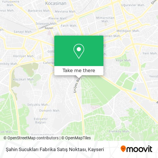 Şahin Sucukları Fabrika Satış Noktası map