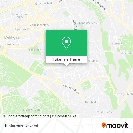 Kıpkırmızı map