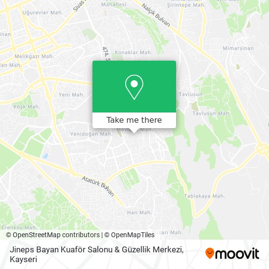 Jineps Bayan Kuaför Salonu & Güzellik Merkezi map