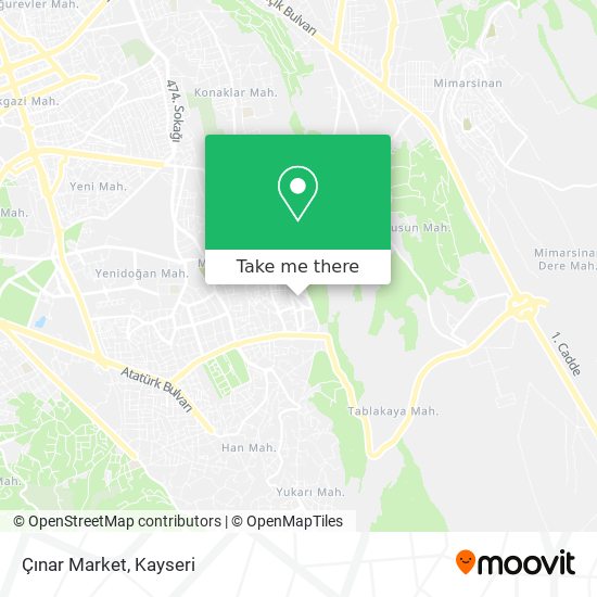 Çınar Market map