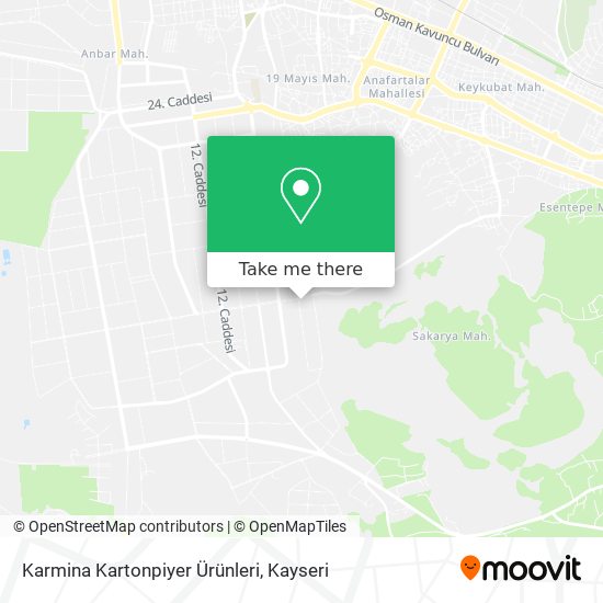 Karmina Kartonpiyer Ürünleri map