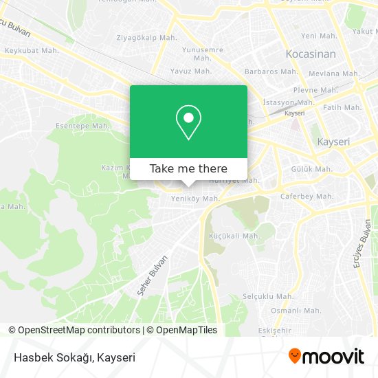 Hasbek Sokağı map